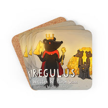Load image into Gallery viewer, Regulus Book Corkwood Coaster Set
