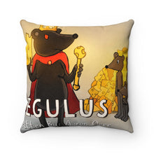 Load image into Gallery viewer, Regulus Book Faux Suede Square Pillow
