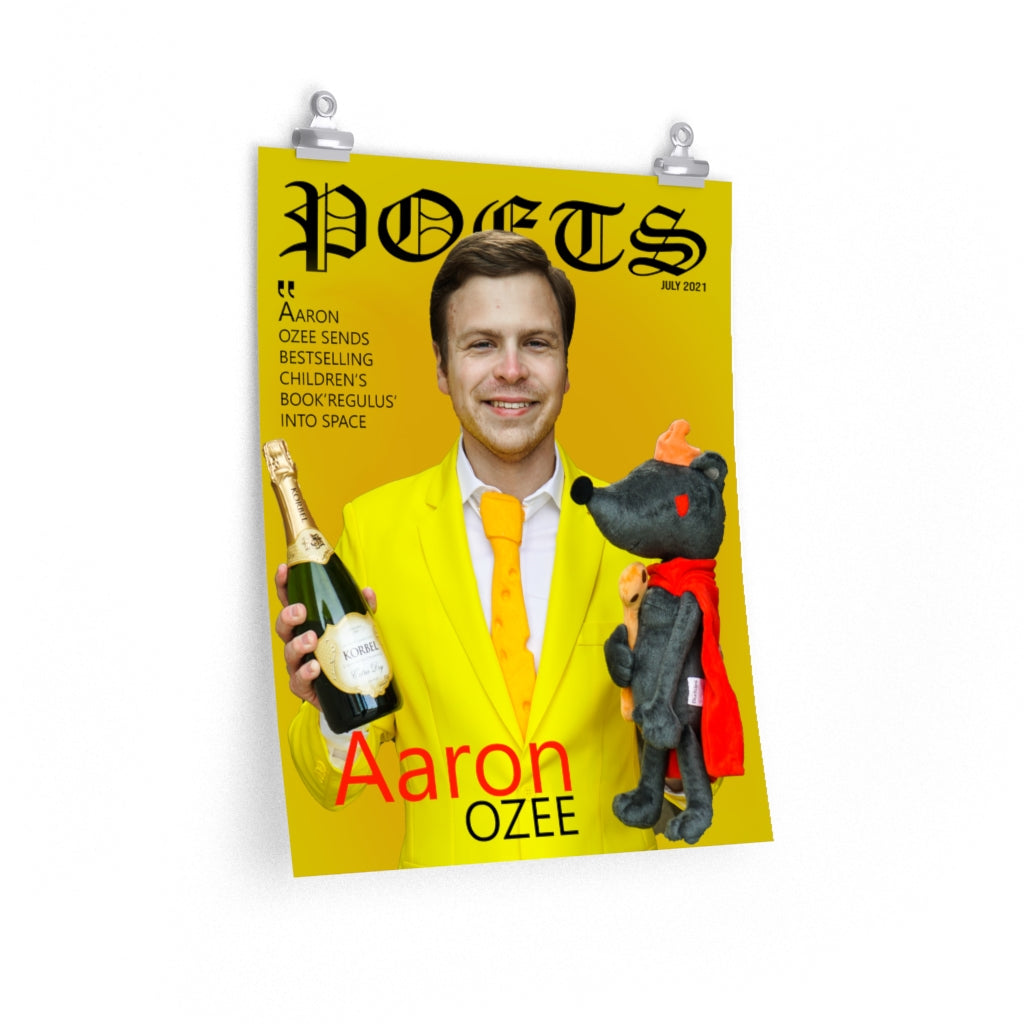 Aaron Ozee Magazine Cover Premium Matte Vertical Poster